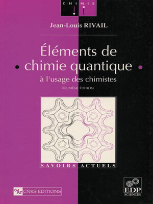 cover image of Éléments de chimie quantique